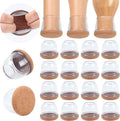 Ezprotekt 24 Pcs Extra Large Chair Leg Protectors