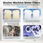 FA20 Brass Sediment Filter, Reusable Washer Water Filters, Traps Sand, 40 - Image 2