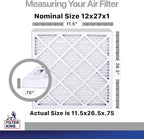 Filter King 12x27x1 Air Filter | 4-PACK | Carbon MERV 8 HVAC Pleated A/C - Image 2