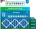 Filterbuy 18x18x2 Air Filter MERV 13 Optimal Smoke & Allergy Defense, by Filterbuy
