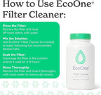 ecoone Filter Cleaner All-Natural Spa & Hot Tub Filter Cleaner | Foam-Free - Image 3