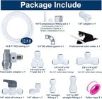 Refrigerator Water Line Kit Connection and 1/4 Compression Ice Maker - Image 8