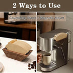 Coffee Filter Holder Magnetic, Solid Walnut Wood Coffee Filter Storage Organizer - Image 2