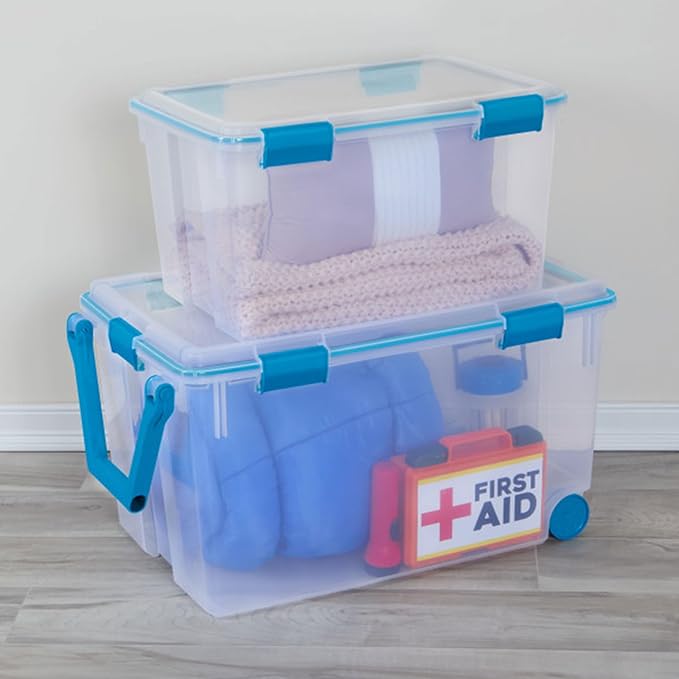 Sterilite 16-Pack Gasket Box, Weather-Resistant Storage Bins - Image 5
