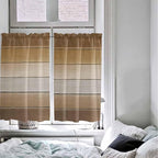 Vintage Brown Gradient Wood Grain Window Valance Curtains, Farmhouse Wood Barn - Image 8