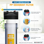 Max Water 1 Micron 20 x 4.5 Sediment Water Filter Cartridge - Image 5