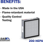 HEPA Filter with Pre-filter for Model 200 Sentry Air Systems – MERV 17 Air - Image 5