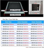 Drywall Access Panel with Filter, Aluminum Air Vent Cover, Removable Shutter - Image 2