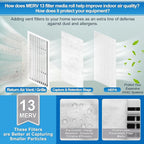 UCINNOVATE MERV 13 Air Vent Filters, 24.7 Ft² Cut to Size AC Filter Material - Image 5