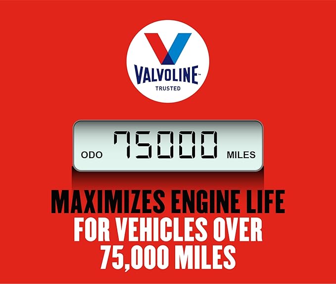 Valvoline High Mileage with MaxLife Technology 20W-50 Synthetic Blend Motor Oil - Image 5