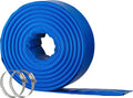 1.5"x50FT Pool Backwash Hose, Lay Flat, Drain & Sump, 2 Clamps