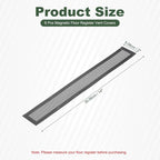 YOKIVE 6 Pcs Magnetic Floor Vent Covers, Floor Register Cover PVC Mesh Air Vent - Image 2