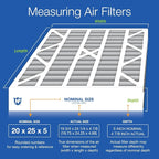 Nordic Pure 20x25x5 Air Bear Air Filter Replacement MERV 12 Pleated + Carbon 2 - Image 2