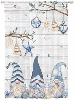 Sheer Curtains 72 Inches Long, Coastal Eucalyptus Semi Sheer Curtains Light by Unknown