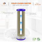 Aquaboon 20 Micron Pleated Sediment Filter Cartridge 10" x 2.5" Whole House - Image 5