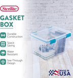 Sterilite 8-Pack Gasket Box, Weather-Resistant Storage Bins - Image 4