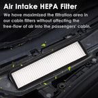 Air Intake HEPA Filter Air Intake Grille Cover Compatible - Image 2