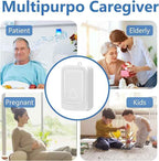 Loud Flash Doorbell with 7 Colors of Bright Light and 4 Volumes, Wireless
