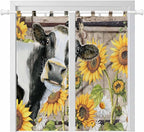 Retro Farmhouse Flower Bedroom Curtains 72 Inch Length, Window Curtains Tab Top by Unknown