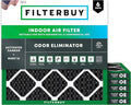 Filterbuy 16x16x1 Air Filter MERV 10 Odor & Allergy Defense by Filterbuy