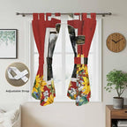 Cows Sunflowers Bedroom Curtains 72 Inch Length, Window Curtains Tab Top - Image 5