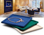 Oirlv Top Microfiber Jewelry Tray Square Nightstand Organizer Rings Earrings - Image 8