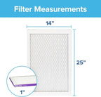 Filtrete 14x25x1 AC Furnace Air Filter, MERV 12, MPR 1500, CERTIFIED asthma & - Image 2