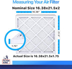 Filter King 16.38x21.5x2 Air Filter | 6-PACK | MERV 8 HVAC Pleated A/C Furnace - Image 2