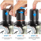 TAILONZ PNEUMATIC 0-240PSI 3/4 Inch NPT Industrial Grade 4 Stage Air Drying - Image 5