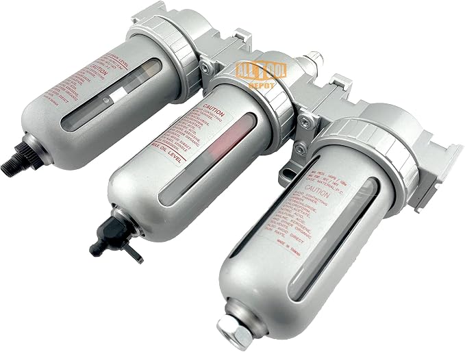 1/2" NPT MID FLOW 3 Stages Filter Coalescing Desiccant Dryer System - Image 3