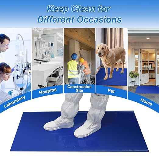 Sticky Mat Tacky Adhesive Pads 300 Sheets, 30 Sheets/Pack, Thickened Cleaning