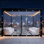 Curtain Patio Enclosure, Water Proof PVC Curtains - Image 2