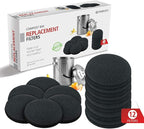 12 Pieces Activated Carbon Compost Bin Filters - Image 2