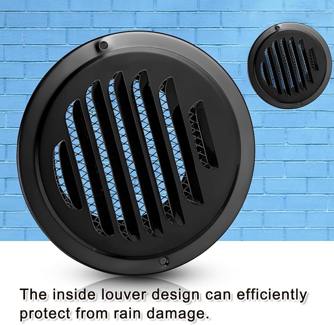 Zonon 8 Pcs Stainless Steel Soffit Vents 6 Inch Round Dryer Vent Cover - Image 6