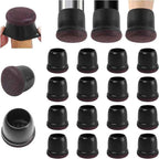 Ezprotekt 24 Pcs Round Silicone Chair Leg Floor Protectors
