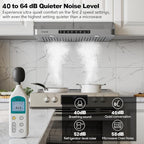 30 Inch Under Cabinet Range Hood, 980CFM Fast Venting Ducted, Kitchen Hood - Image 3