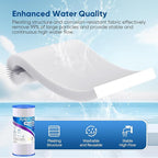 PUREPLUS 5 Micron 10" x 4.5" Whole House Pleated Sediment Filter - Image 5