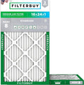 Filterbuy 16x24x1 Air Filter MERV 8 Essential Dust & Allergy Defense, by Filterbuy