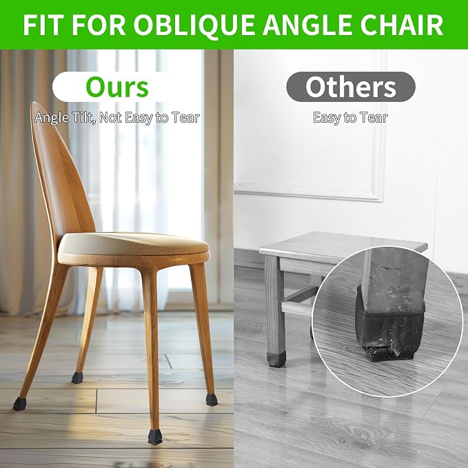 16PCS Extra Small Chair Leg Floor Protectors, Chair Leg Protector - Image 7