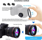 58mm Lens to 55mm Camera Lens Adapter, 58mm-55mm Filter Step-Down Ring - Image 4