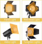 Meking 16x20 inches Lighting Gels CTO Photo Lights Gel Filters Transparent - Image 6