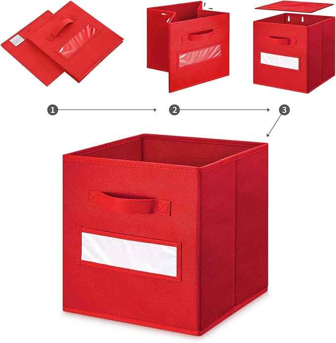 artsdi 13x13x13 storage cube bins Fabric storage cubes