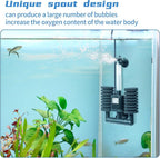 Aquarium Sponge Filter 5-20 Gallon Fish Tank Filter, Electric Power Double - Image 4