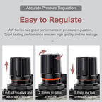 SNS 1/2”NPT Compressed Air Filter Regulator Piggyback Combo, Semi-auto Drain - Image 2