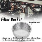 51mm Stainless Steel Coffee Filter Double Layer Filter Basket Stainless Steel - Image 2