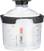3M PPS 2.0 Spray Gun Cup, Lids and Liners Kit, 6 Ounces, 200-Micron Filter - Image 8