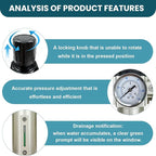 Upgraded 3/4" NPT Heavy Duty Industrial Grade 4 Stage Air Drying System - Image 2