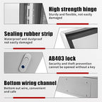 Electrical Box 20 x 20 x 6 Inch Indoor Outdoor Electrical Enclosure Box Steel - Image 3