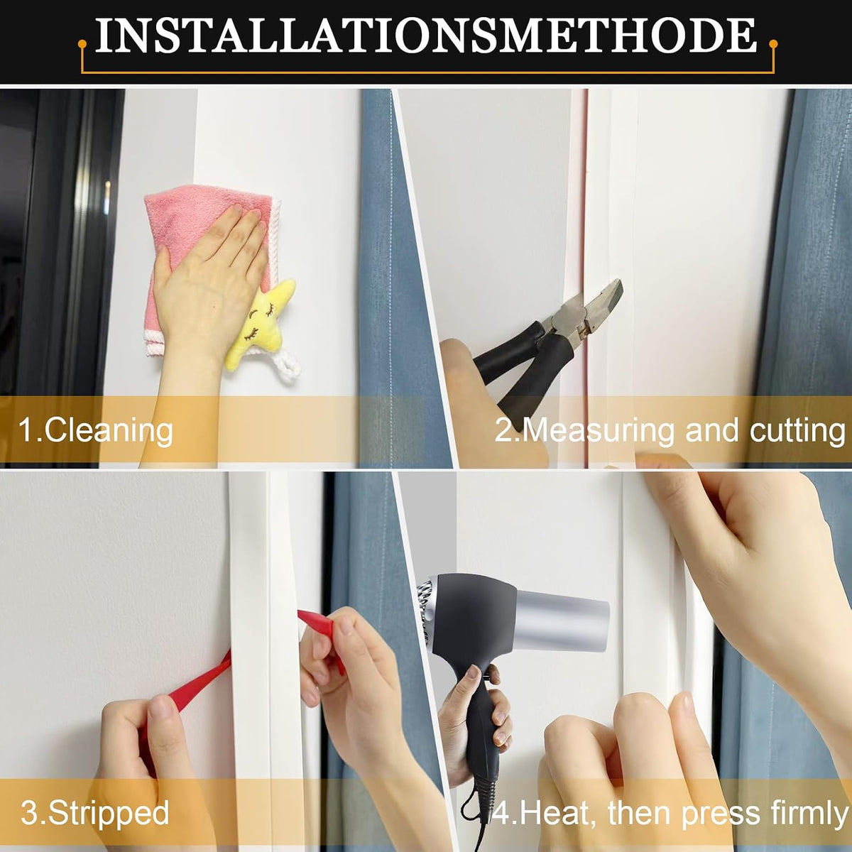 Wall Corner Protector Self-Adhesive Flexible – Durable Rubber