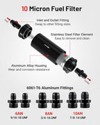 EVIL ENERGY Inline Fuel Filter 10 Micron - Image 4